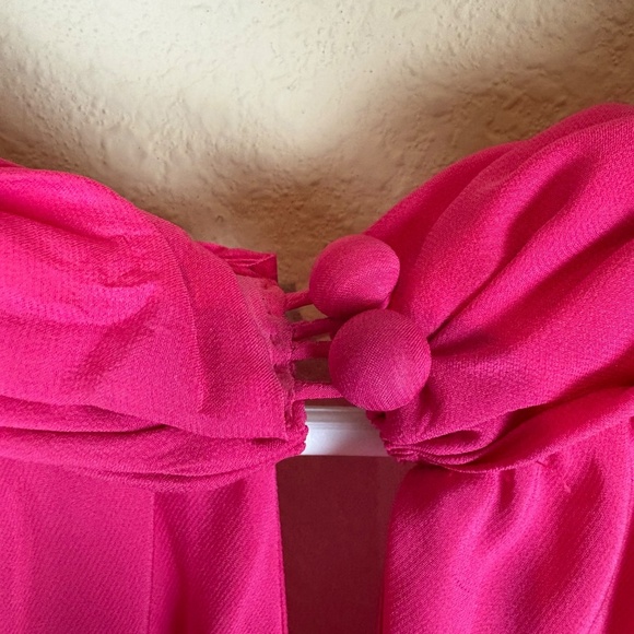 Banana Republic Pink Silk-Like Sleeveless Pullover Cami Blouse w/ Roll/Twist - Picture 9 of 12